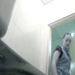 Pic of Raunchy hottie urinates onto spy cam in public loo