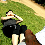 Pic of Aria Alexander fucks a black guy after she gets hurt
