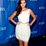 Pic of Cote De Pablo posing for paparazzi at CBS event