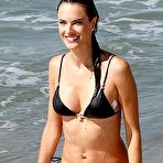 Pic of Alessandra Ambrosio in a bikini on a beach in Rio