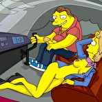 Pic of Simpsons - Barney Gumble fucks woman in the helicopter