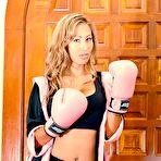 Pic of Busty Model With Pink Boxing Gloves