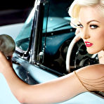 Pic of Jenna Ivory Hot Blonde Gets Naked in Classic T-Bird