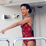 Pic of Rihanna sexy in a swimsuit on her yacht in Eze Sur mer