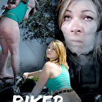 Pic of SexPreviews - Harley Ace biker chick is rope bound in a dungeon by maledom Jack Hammer