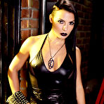 Pic of 
      Krista Ayne walks the streets in kinky latex and high heels
    