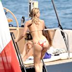 Pic of Bar Refaeli sexy in a bikini on a yacht in Cannes
