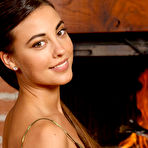 Pic of Lorena Garcia Spanish Beauty Gets Naked in Front of the Fire