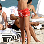 Pic of Claudia Galanti exposed her round ass on the beach