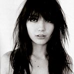 Pic of Daisy Lowe posing topless and fully nude