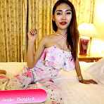 Pic of Hello Ladyboy - Sexy and Girlie Thai shemale sucks cock of white tourist