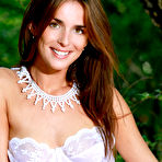 Pic of Fernanda Busty Brunette Sheds White lingerie