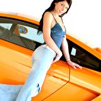 Pic of Rebecca Linares: Rebecca Linares posing with a... - BabesAndStars.com