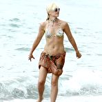 Pic of Gwen Stefani wearing a few bikinis in Miami beach
