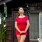 Pic of Marina Visconti Tight Red Dress Zishy / Hotty Stop