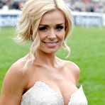 Pic of Katherine Jenkins shows cleavage at Epsom Derby Festival