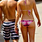 Pic of Katrina Bowden wearing a bikini at a beach in Hawaii