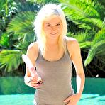Pic of Sunny days are made for masturbating outdoors. Just ask cute little blonde Chloe Lynn.