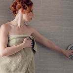 Pic of Crystal Clark Steamy Redhead Takes Hot Sexy Shower