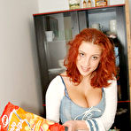 Pic of Ashley Robbins: Busty redhead Ashley Robbins sticking... - BabesAndStars.com