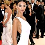 Pic of Emily Ratajkowski sexy in tight dress at 2016 Costume Institute Met Gala