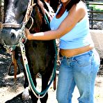 Pic of Picture 1587 « Kristina Milan with a horse | True Teen Pussy