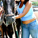 Pic of Picture 1588 « Kristina Milan with a horse | True Teen Pussy