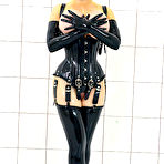 Pic of Latex Dominatrix - A Tiled Room Makes Her Hot As Hell free photos and videos on HouseOfTaboo.com