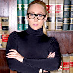 Pic of 
      AJ Applegate gets asspounded by her handsome boss
    