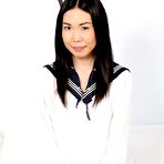 Pic of Asian college girl Aziza Zabitova is kinky enough to dildo fuck her own pussy and ass