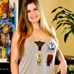 Pic of Danielle FTV getting out of her Star Wars fan gear.