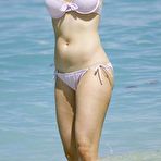 Pic of Rebecca Ferdinando sexy in bikini in Barbados
