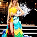 Pic of Miss Universe Australia Scherri Lee Biggs reveals national costumes in Sydney