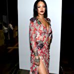 Pic of Rihanna in long see through dress