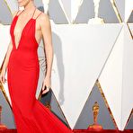 Pic of Charlize Theron in red dress at Academy Awards