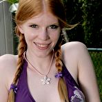 Pic of Braided Red Pigtails Amateur