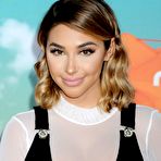 Pic of Chantel Jeffries cleavage under see through top
