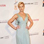 Pic of Jaime Pressly slight cleavage in night dress