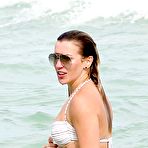 Pic of Katie Cassidy in bikini on a beach