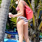 Pic of Erin Heatherton in bikini at a beach in Mexico