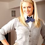 Pic of Blonde haired student girl Heather Starlet gets hardcored with her uniform on