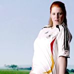 Pic of Nature Breasts - Chubby Redhead In Soccer Uniform Posing