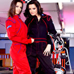 Pic of Sandra Shine and Eve Angel Go-Kart Lovers