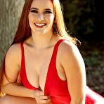Pic of Ginger Red Thong Swimsuit - Bunny Lust