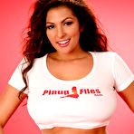 Pic of Amber Campisi Toys with her T-Shirt and Big Breasts