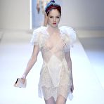 Pic of Doutzen Kroes sexy and see through runway shots