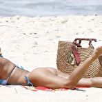Pic of Flavia Alessandra sexy in bikini on the beach