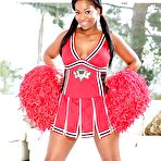 Pic of Slutry Ebony cheerleader with big tits spreads their way pussy lips.... at Young Ass Pics