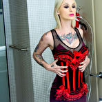 Pic of Tattooed blonde Emo darling Kleio Valentien can make every guy super horny.