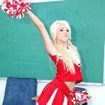 Pic of Cheerleader Tessa Taylor is performing the private dance and fucking with teacher